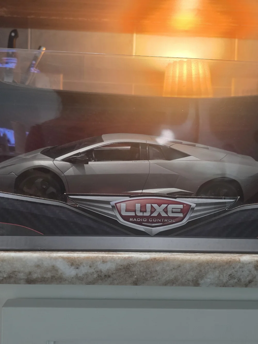 Luxe Radio Control Silver Sports Car - Remote Control Model